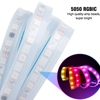 2 adet 30/45/60 cm RGBLED Gündüz Çalışan Işık İnce Sıralı Esnek Led Dönüş Sinyali Şeridi