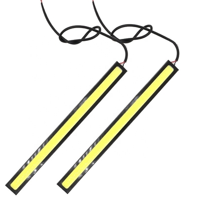 Arabalar için LED Gündüz Çalışan Işık 17CM COB 12V Sis Lambası Arka Pozisyon Lambası