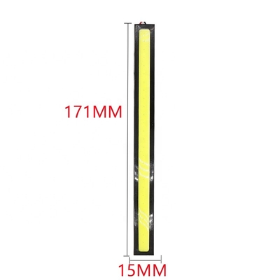Arabalar için LED Gündüz Çalışan Işık 17CM COB 12V Sis Lambası Arka Pozisyon Lambası