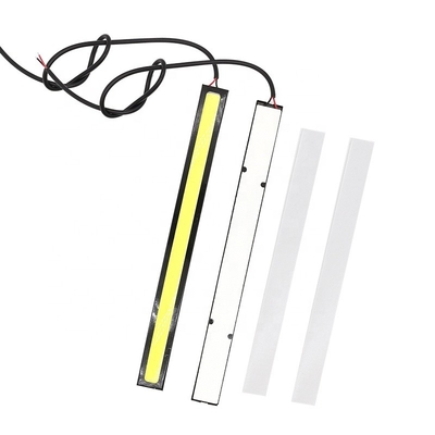 Arabalar için LED Gündüz Çalışan Işık 17CM COB 12V Sis Lambası Arka Pozisyon Lambası