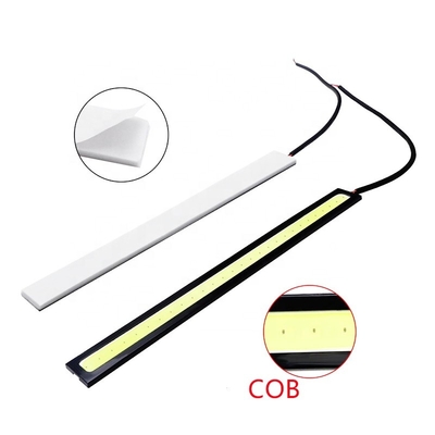 Arabalar için LED Gündüz Çalışan Işık 17CM COB 12V Sis Lambası Arka Pozisyon Lambası