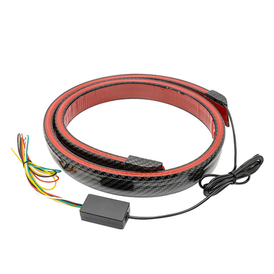 Airman için 5W 12V Araba Esnek Led Kuyruk Işık Karbon Fiber