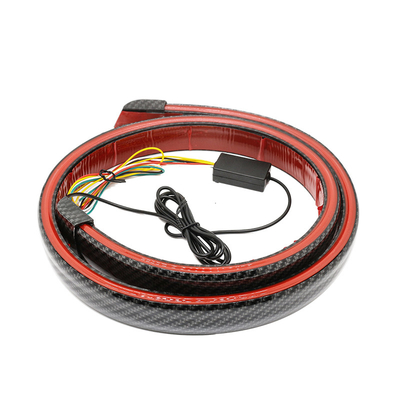 Airman için 5W 12V Araba Esnek Led Kuyruk Işık Karbon Fiber