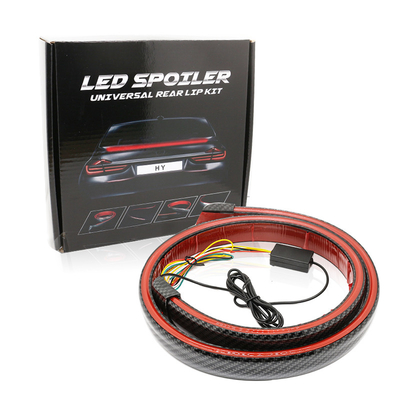 Airman için 5W 12V Araba Esnek Led Kuyruk Işık Karbon Fiber