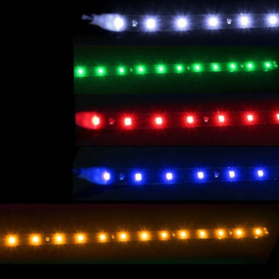 30cm Araba Far LED Tüp Şerit 3528 Yama Acil Uyarı Işığı