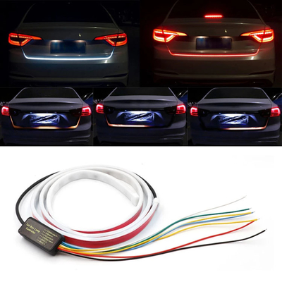 Streamer Su Geçirmez Araba Far Led Tüp Şerit Acil Araba Kapı Uyarı Işığı 1.2m / 1.5m