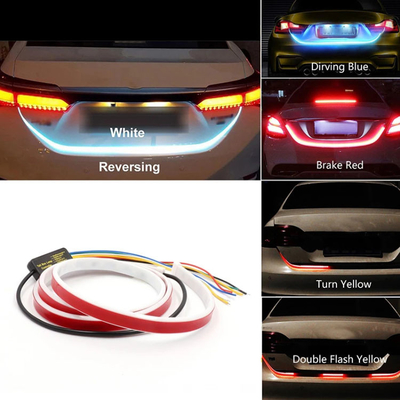 Streamer Su Geçirmez Araba Far Led Tüp Şerit Acil Araba Kapı Uyarı Işığı 1.2m / 1.5m