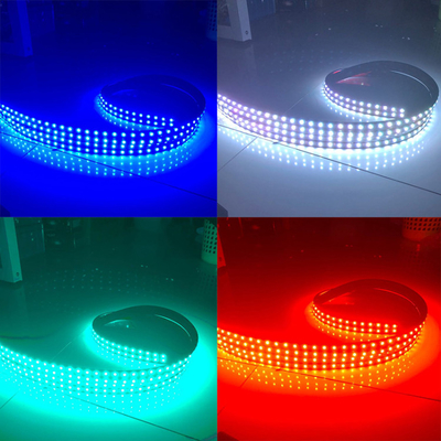 Renkli Ses Kontrolü Ambiyans Araba Far Led Şerit Dekoratif RF Rgb 5050