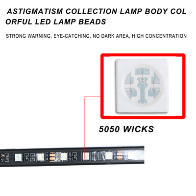 Renkli Ses Kontrolü Ambiyans Araba Far Led Şerit Dekoratif RF Rgb 5050