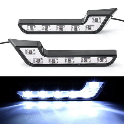 BMW için 3030 LED Gündüz Çalışan Işık Acil Uyarı Araba Drl Işıkları