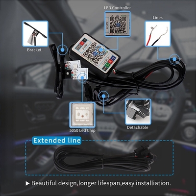 Mini Araba Oto Motosiklet Modifiye Angel Devil Eyes Far T Şekli 5W IP67