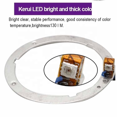 DRL RGB Halo Yüzükler Araba İç Led Ortam Işıkları CCFL Angel Devil Eyes 80mm 95mm 105mm 110mm