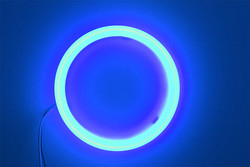 Pamuklu Işık Cob Led Angel Eyes Araba Far Diyafram 70 MM KIRMIZI MAVİ Sis Lambası 12-18 V 60 MM 80 MM