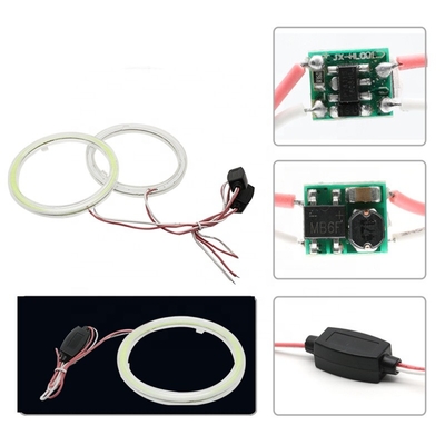 Cob Led Angel Eye 70mm Far Angel Eyes 12-18V BMW için - Avrupa