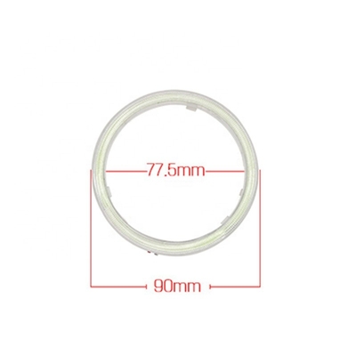 Araba Far Cob 90mm Angel Eyes KIRMIZI MAVİ Sis Lambası 12-18V