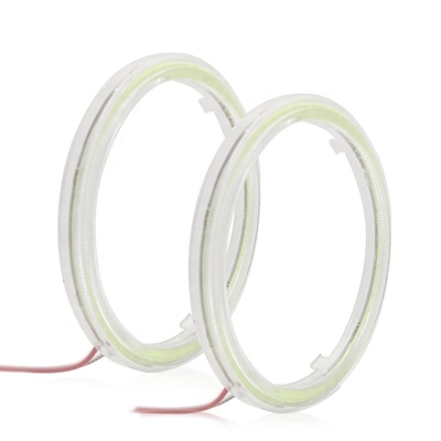 Cob Angel Eyes LED Araba Ortam Işıkları 100MM KIRMIZI MAVİ Sis Lambası 12-18V
