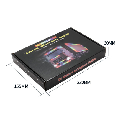 24V 5050 SMD 5A 2.4m Araç İçeriği Atmosfer Işıkları Kamyonet için Uzaktan Yönlendirme ile