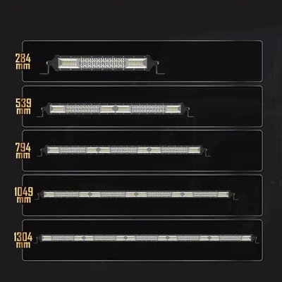 Araç için çift sıra LED Işık Çubuğu 200W - 1000W Alüminyum Profili
