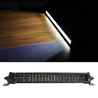 6D Reflektor Off Road LED Işık Çubuğu 4x4 12V 24V Tek Satır Otomobil LED Işık Çubuğu