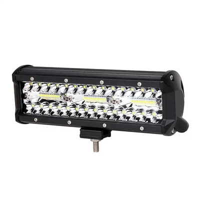 9 inç 180W Çift Sıralı LED Işık Çubuğu Offroad Arabalar için Beyaz / Amber