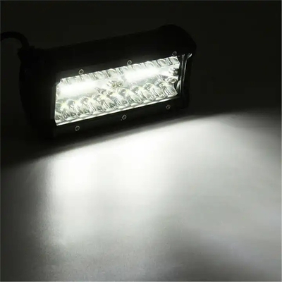 9 inç 180W Çift Sıralı LED Işık Çubuğu Offroad Arabalar için Beyaz / Amber