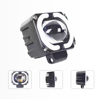 4x4 Offroad LED İş Fenerleri Farlar Sis Sürüş Işığı 12-80V 4 Inch 30W Çift Renkli