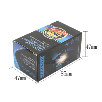 Mini Sürüş Işığı DRL Motosiklet LED Far Lambası H4 H6 BA20D P15D Otomobil Otomobil Balık Gözü Projekör Lens Çift Renkli