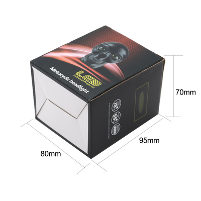 3 inç 40w motosiklet kafatası farları dış ışık LED mini sürüş ışığı çift renkli