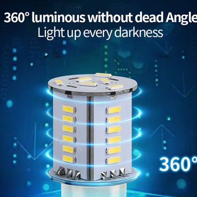 Özelleştirilebilir Otomobil LED dönme sinyali 3014 30SMD S25 1156 BA15S BAU15S BAY15D Kuyruk lamba