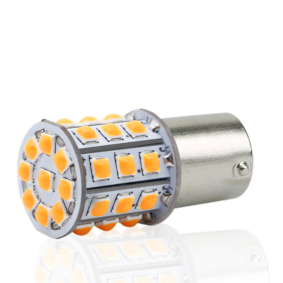 Uzun Sürekli Beyaz LED Dönüş Sinyalleri Arabalar İçin 12V Alüminyum Alaşım Vücut Beyaz Sarı Kırmızı 3030 33SMD
