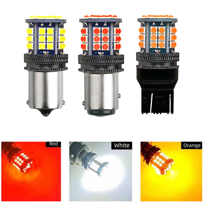 Alüminyum alaşım LED dönme sinyali göstergeler 3030 39 SMD 12v 1156 BA15S 1157 BAY15D T20 T25 Araba dönme sinyali