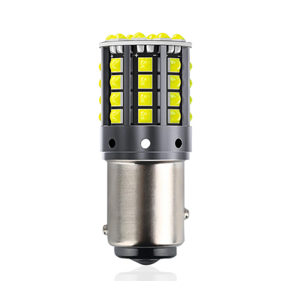 Beyaz Alüminyum Alaşım LED Dönüş Sinyalleri 1156 1157 T20 3030 44SMD Dönüştürme Işığı 12V 24V