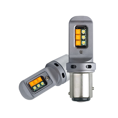 1156 Evrensel 12 smd LED ampulleri ile uzun ömürlü 5W LED fren dönme sinyali lambaları 1156 P21W BA15S PY21W 3157 7443 Canbus
