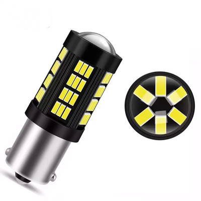 1157 1156 4014 66 SMD LED Fren Işığı Arabalar Geriye Dönüş İç LED ampuller Otomobil Canbus