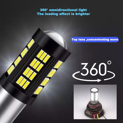 1157 1156 4014 66 SMD LED Fren Işığı Arabalar Geriye Dönüş İç LED ampuller Otomobil Canbus