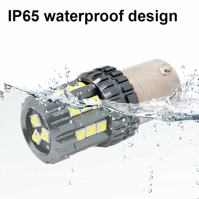 Beyaz LED Araç Dönüş Sinyalı Işıklar Otomatik 12V 24V 2835 45SMD 1156 1157 T25 3156 3157 T20 7440 7443 Canbus ampuller Araç LED