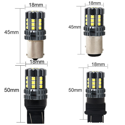 Beyaz LED Araç Dönüş Sinyalı Işıklar Otomatik 12V 24V 2835 45SMD 1156 1157 T25 3156 3157 T20 7440 7443 Canbus ampuller Araç LED