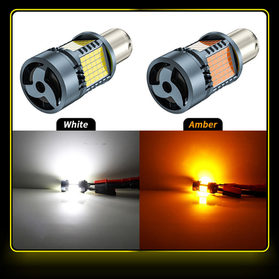 Canbus 2016 120SMD T20 ile LED ampul 1156 1157 3156 3157 Fan Otomatik lamba ile LED dönüş sinyali fren lambaları