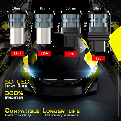 100% Canbus Bau15S Ba15S T25 1156 LED ampul 900Lm 3030 Çipler 6LED 12V Fren dönme sinyali lambaları 6W