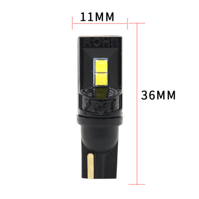 360 derece LED ampuller T10 194 168 147 W5W 3030 Araç LED iç ampuller Hata ücretsiz lisans plaka ışığı