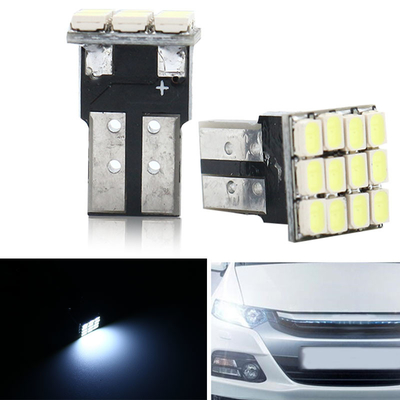 Güç 9W LED ampuller Su geçirmez IP67 360 derece Otomobil Işığı 12v T10 12SMD 1206 3020 Okuyucu Işık Lisans plakası