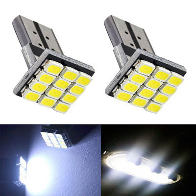 Güç 9W LED ampuller Su geçirmez IP67 360 derece Otomobil Işığı 12v T10 12SMD 1206 3020 Okuyucu Işık Lisans plakası