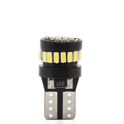 3014 LED Çip Otomobil Ampulleri Beyaz Işık 360 Derece Işın Köşe T10 3014 24smd Sabit Akım Parlak LED Ampul