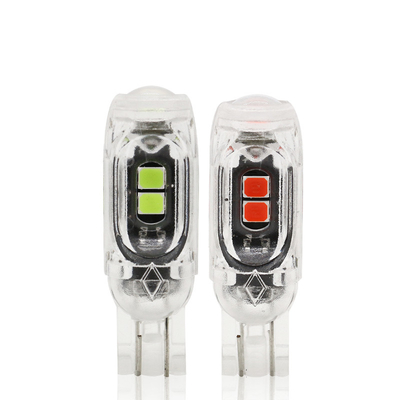 360 Derece LED Işık Lambası Otomobil Lisans Plakası Işık T10 2835 3030 5smd LED Yükseltilmiş 5W5 Kutupsuz Küçük Genişlik Lamba