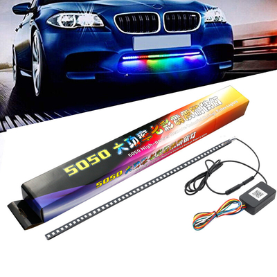 Evrensel ABS Araç İçerisi LED Işıklar Su geçirmez 56CM Araç Flash Strobe Light Knight Rider Scanner Light