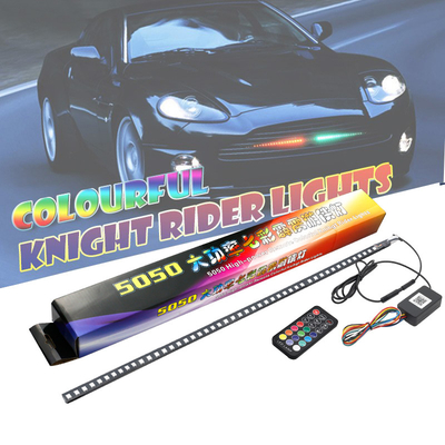 Evrensel ABS Araç İçerisi LED Işıklar Su geçirmez 56CM Araç Flash Strobe Light Knight Rider Scanner Light