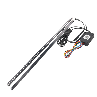Evrensel ABS Araç İçerisi LED Işıklar Su geçirmez 56CM Araç Flash Strobe Light Knight Rider Scanner Light