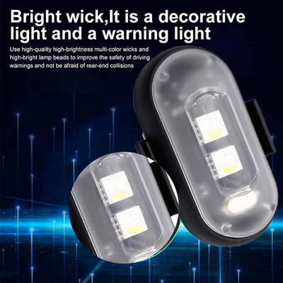 RGB Renkli LED Araç İçerisi Atmosfer Işıkları Mikro USB IP67 Kablosuz Uzaktan Kumanda