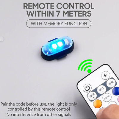 RGB Renkli LED Araç İçerisi Atmosfer Işıkları Mikro USB IP67 Kablosuz Uzaktan Kumanda