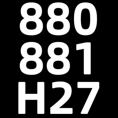 O3 12V 55W 12000 Lümen Otomotiv LED Far H1 H3 H4 H7 H11 9005 9006 D2H Led Far Ampul